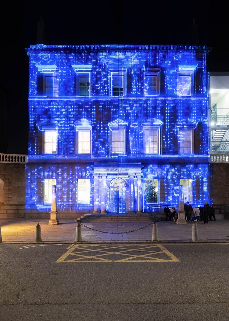 Dublin City Council Dublin Winter Lights winning artwork by Milana Sabanina Hugh Lane Gallery
