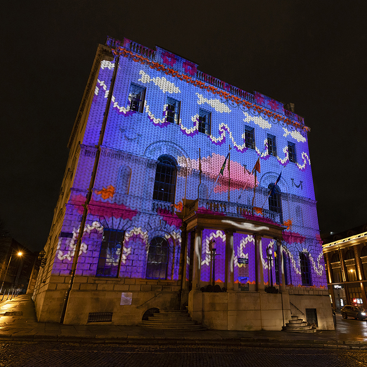 Dublin Winter Lights Newcomen Bank