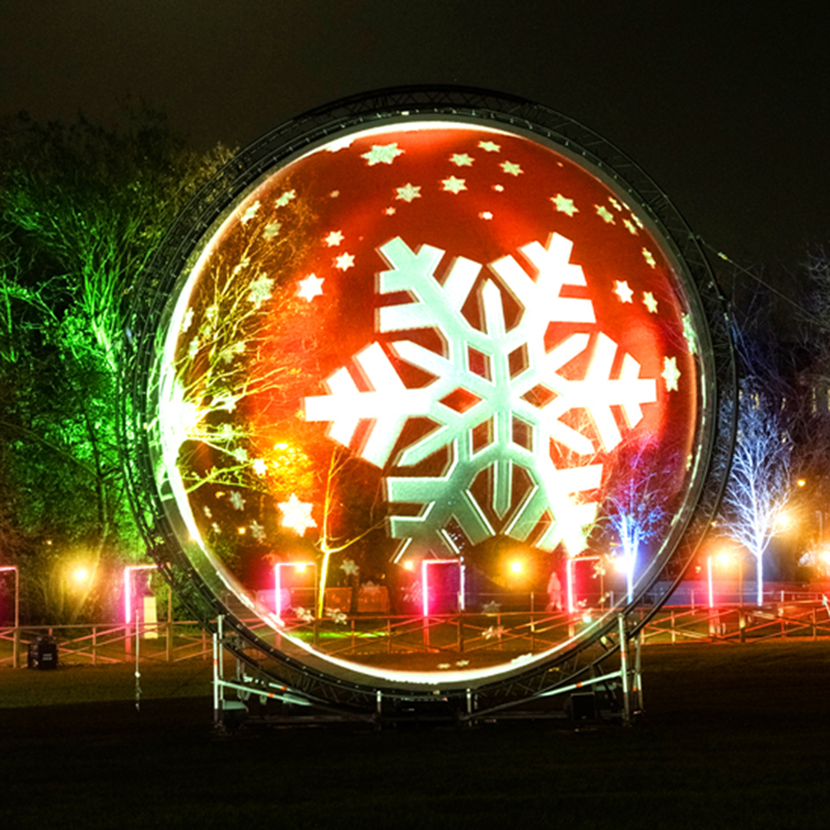 Dublin Winter Lights Merrion Square